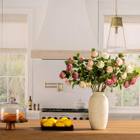 ooit pampas grass display vase showcasing airy natural focal point