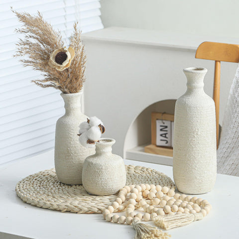 OOIT farmhouse-modern decor vases, versatile for living room and entryways.
