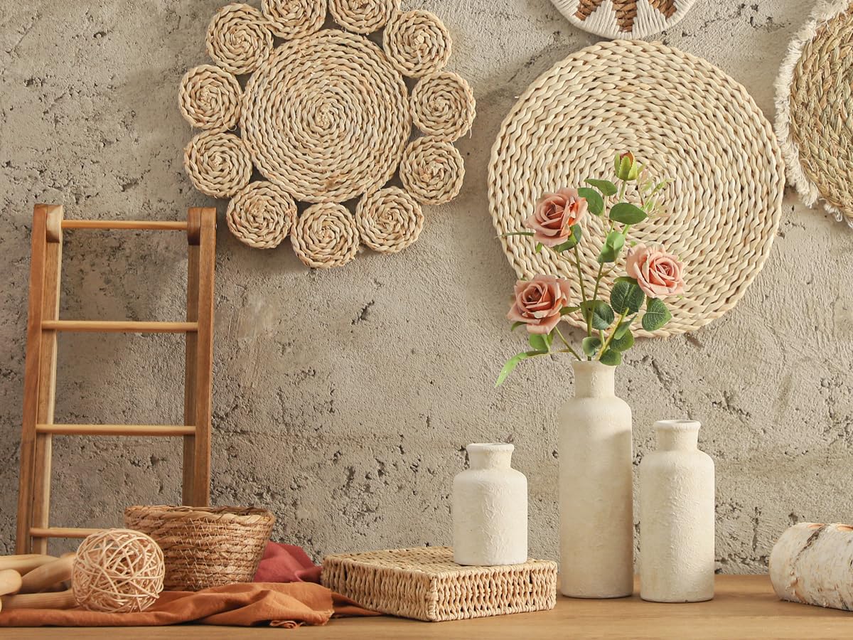 ooit kitchen shelf display with whitewashed ceramic vases