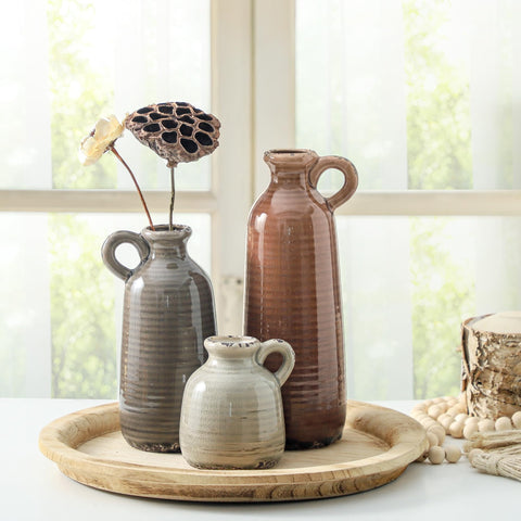 OOIT vases feature waterproof interior for fresh or artificial stems