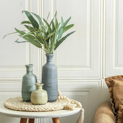 OOIT ceramic vases trio artisan finish adds texture and interest