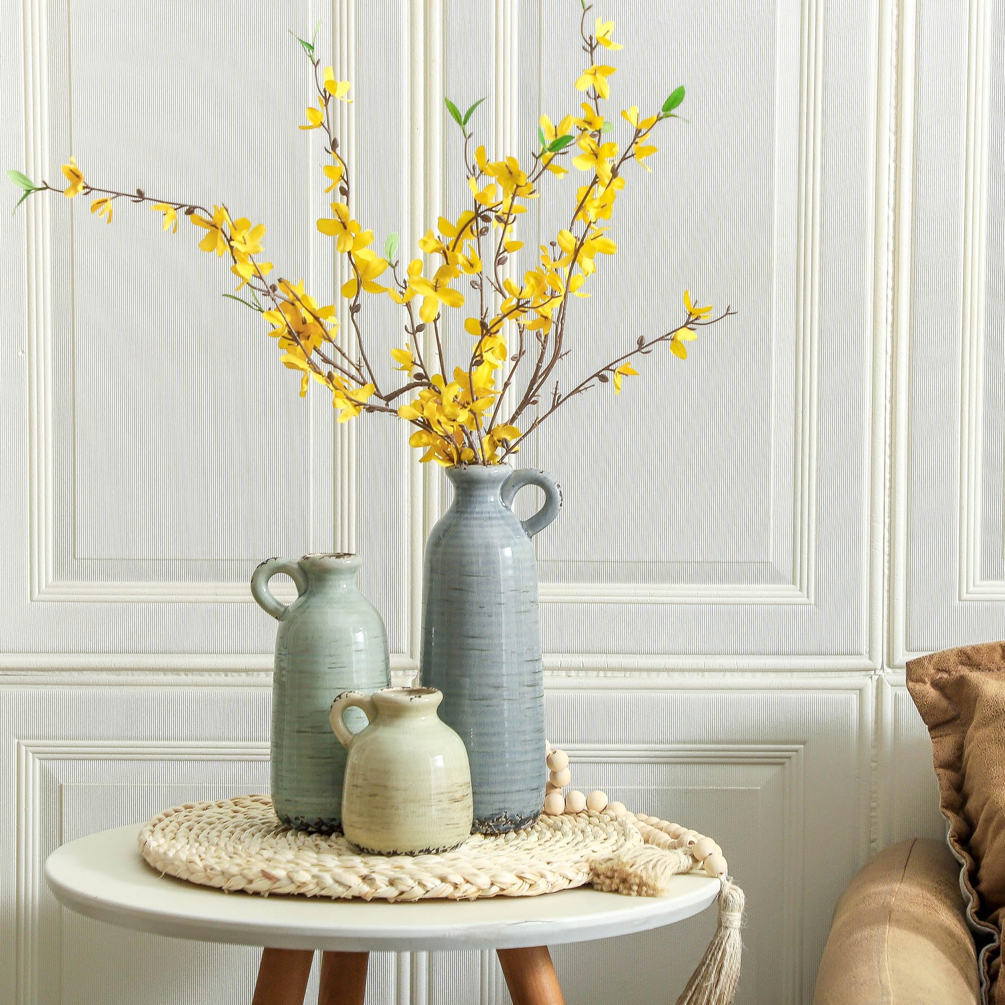 OOIT vase trio adapts to boho and modern farmhouse styles.