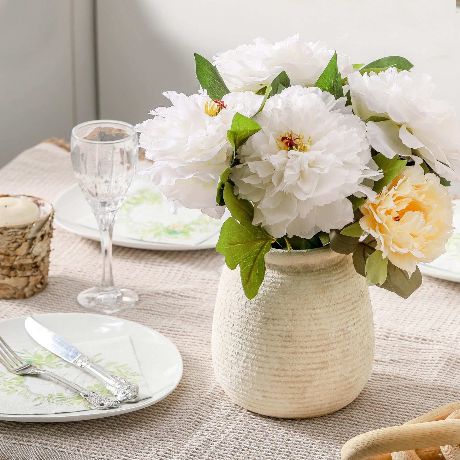 OOIT vase showcased in kitchen or dining area decor setup.