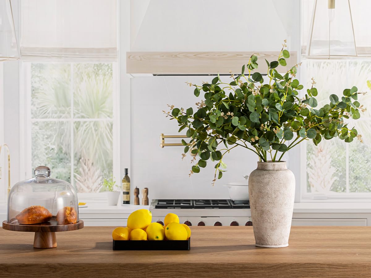 OOIT living room vase enhances spaces with versatile white ceramic finish