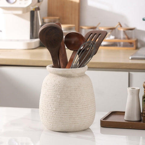 OOIT terra cotta ceramic vase emphasizing durability and quality.