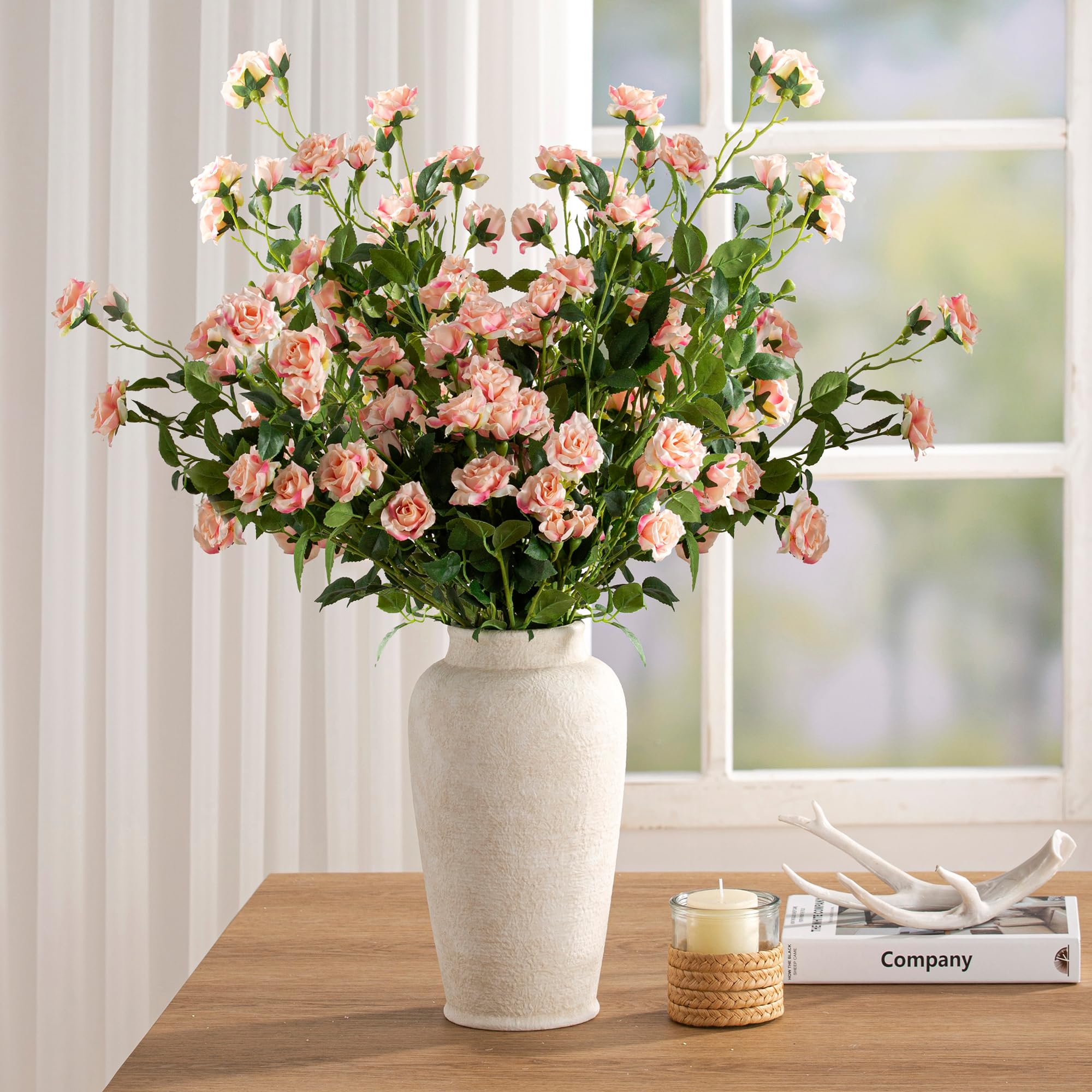 ooit vase complements kitchen and living room decor with farmhouse charm