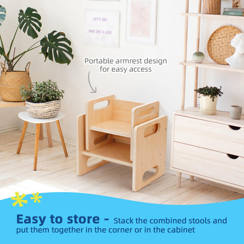 OOOK table is ideal for kid snack time and easy cleanup.