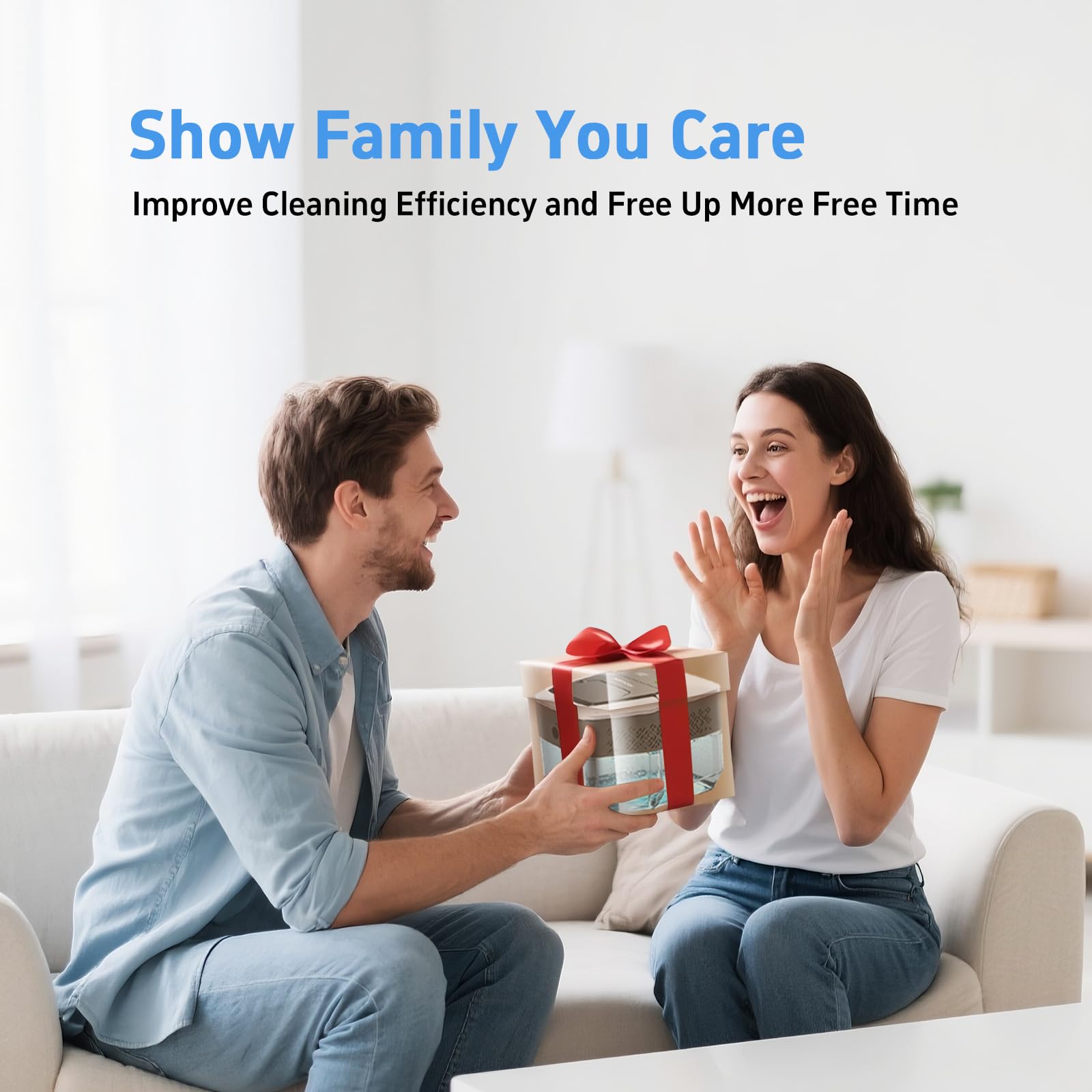 Opbodqo steam cleaner performing floor and furniture deep cleaning