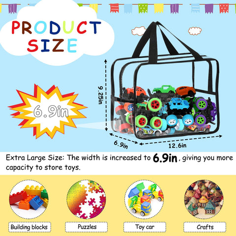 OPELETNNT clear PVC board game bag protects contents during travel