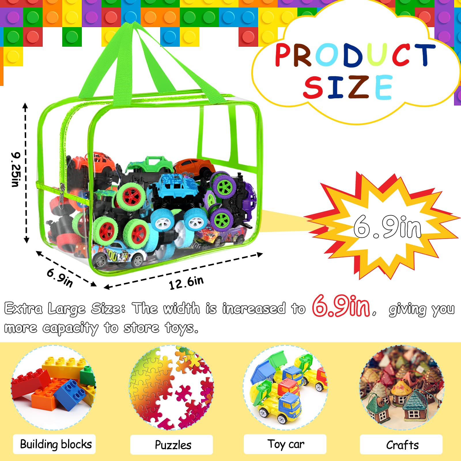 OPELETNNT clear PVC board game storage highlighting visible puzzles and protection.