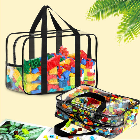OPELETNNT large-capacity storage bags fit puzzles, blocks, and more.