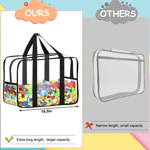 OPELETNNT versatile storage bags fit toys, board games, and decorations.