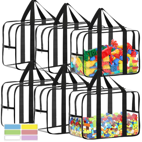 OPELETNNT XXL toy storage bags with labels for easy organization.