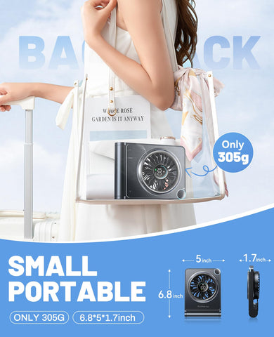 OpenBay small desk fan shown on desk during work or study sessions.
