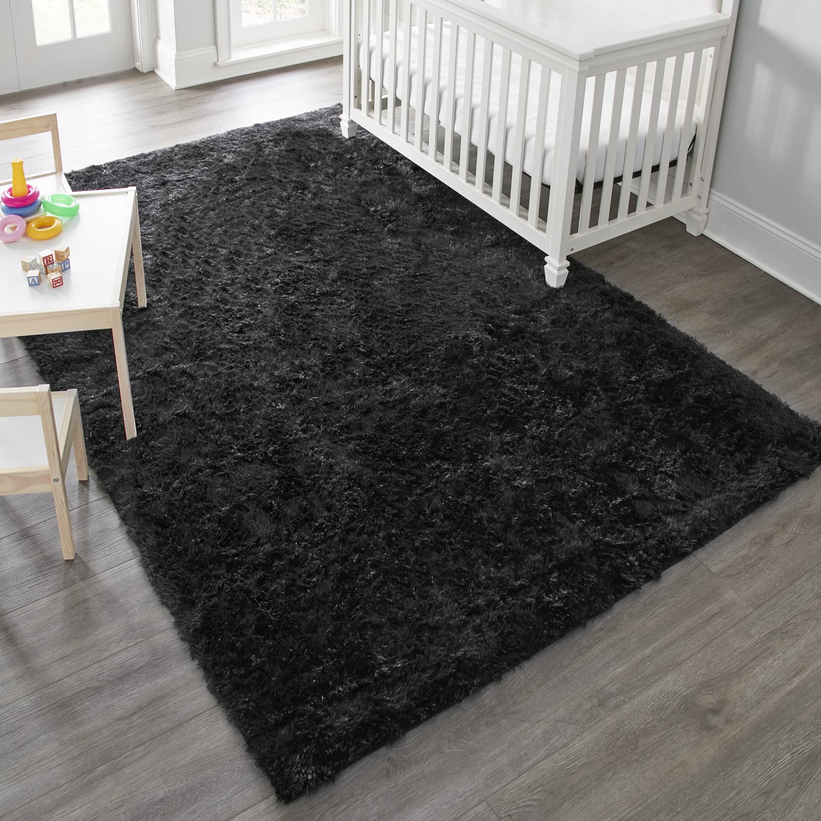Ophanie nursery play area rug enhancing tummy time and safety
