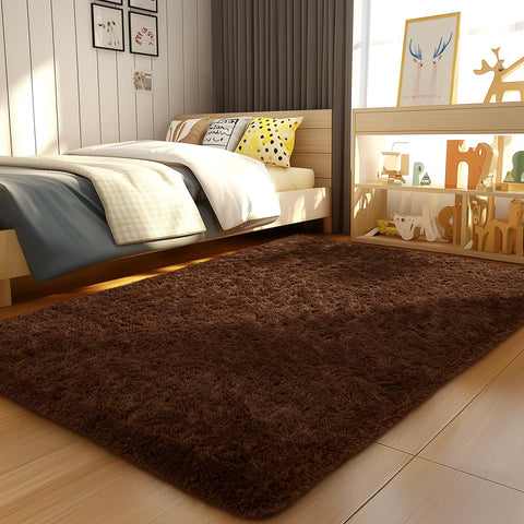 Ophanie dorm room rug softens hard floors on a student budget.