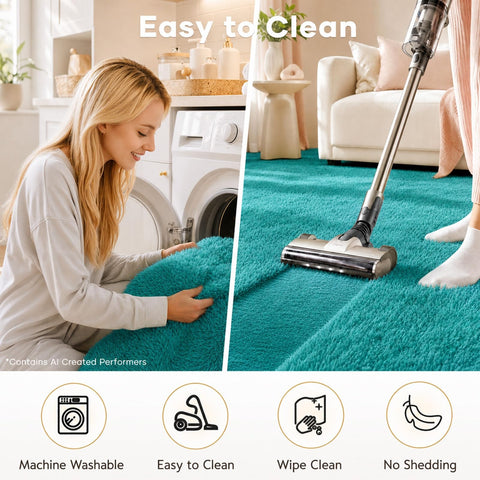 Ophanie soft rug ideal for dorm rooms and budgets.
