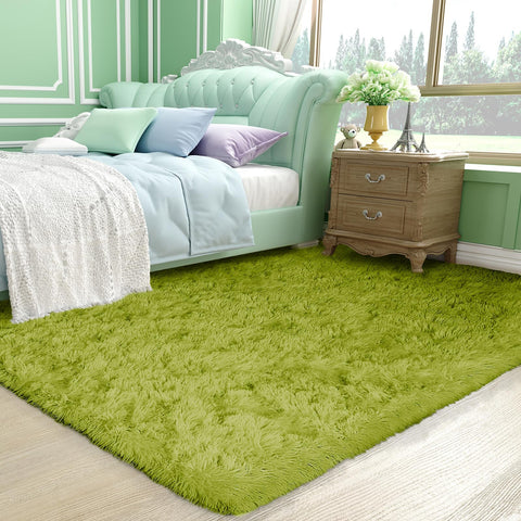 Ophanie Green Rug non-slip bottom – safer play and steady placement