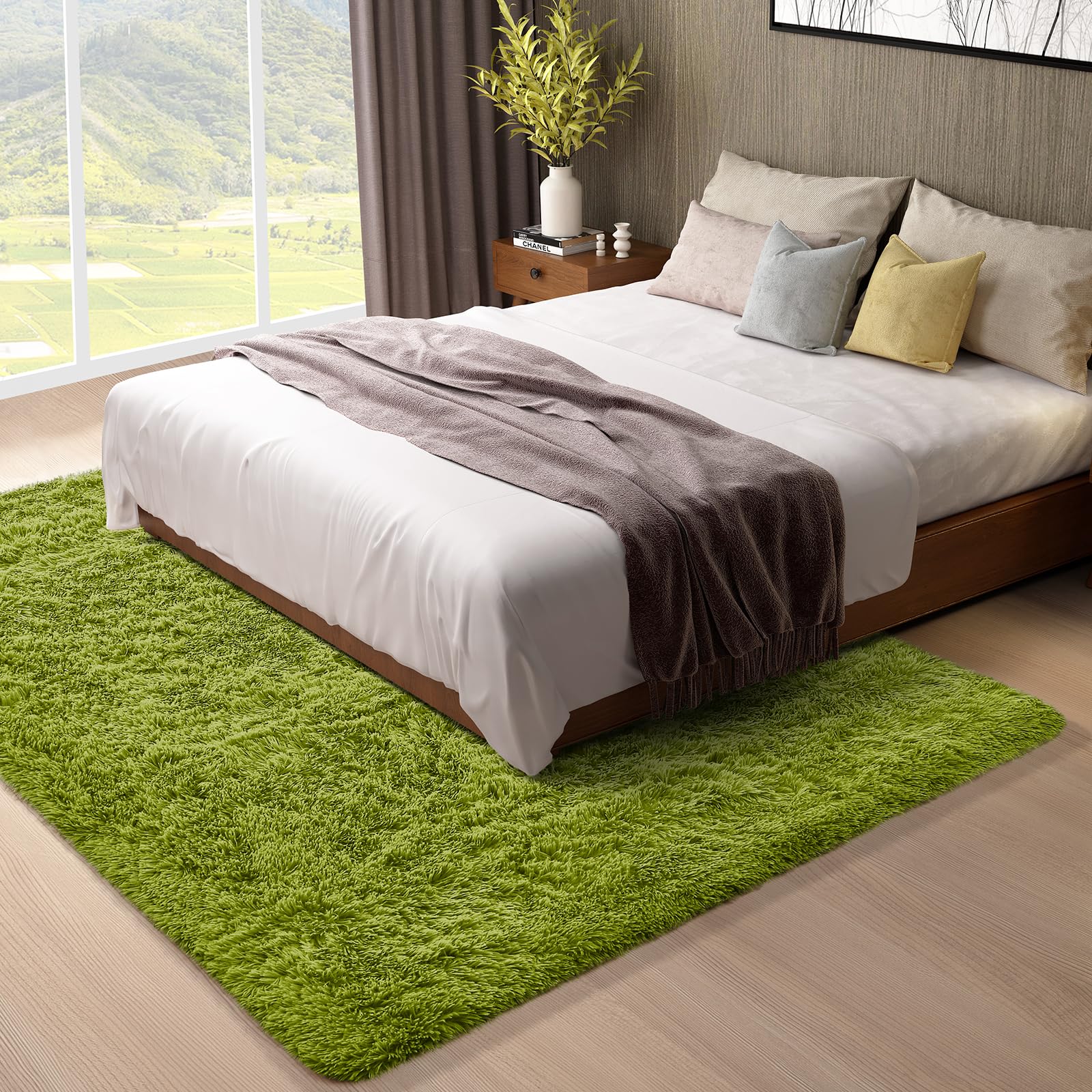 Ophanie Dorm Rug balances comfort and budget for student rooms.