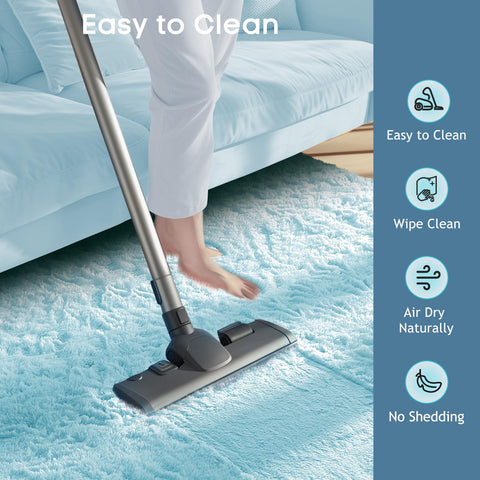 Ophanie rug is kid and pet friendly with non-slip bottom.