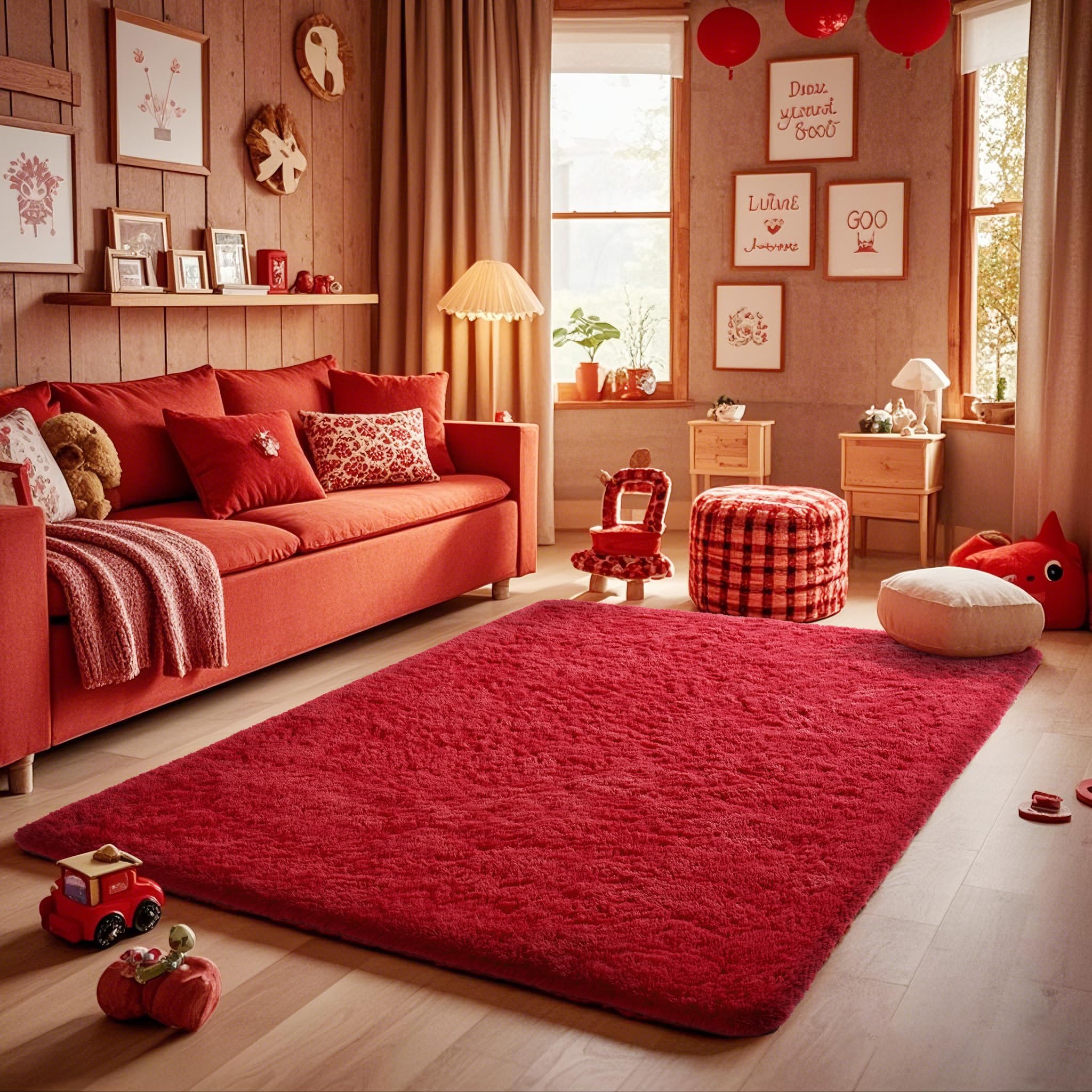 Ophanie modern solid-color design elevates room decor.