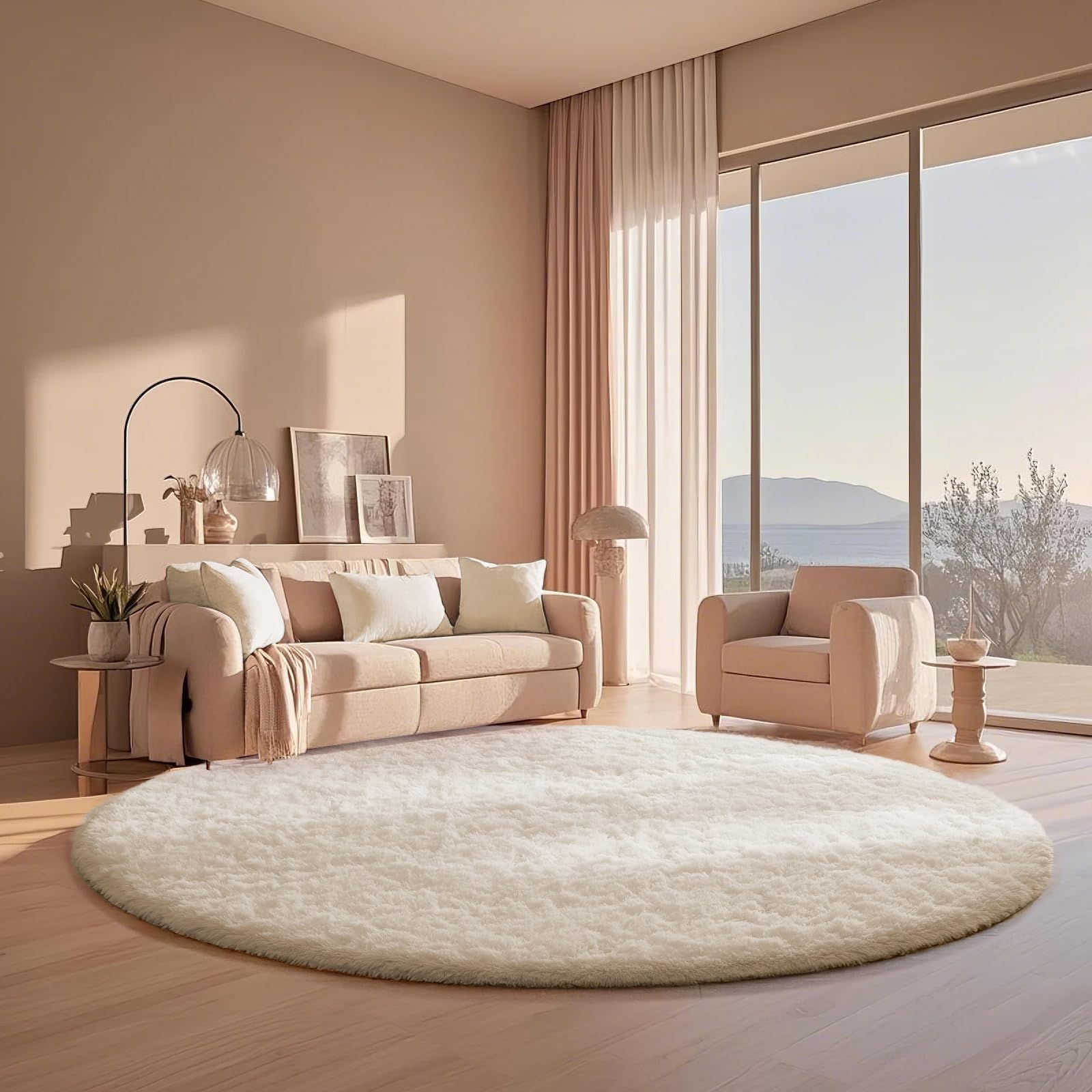Ophanie rug with non-slip bottom ensures stable placement on floors