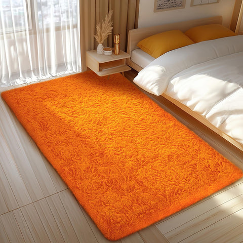 Ophanie nursery carpet plush texture promotes barefoot comfort during baby activities.