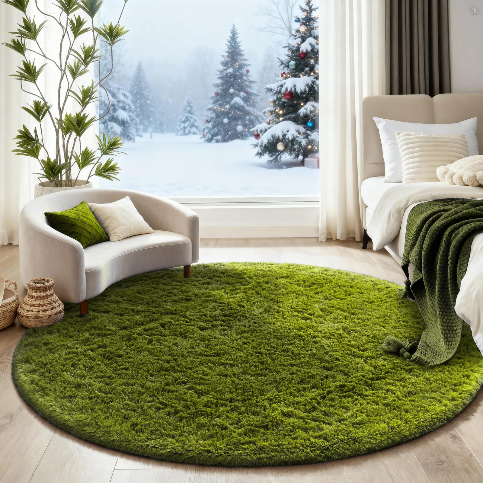 Ophanie rug provides a soft, safe play surface for babies.