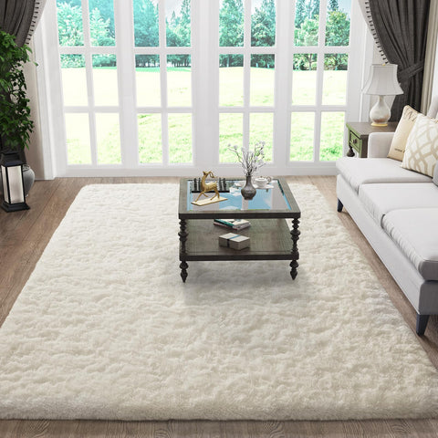 Ophanie polyester rug safe for barefoot use and kids.