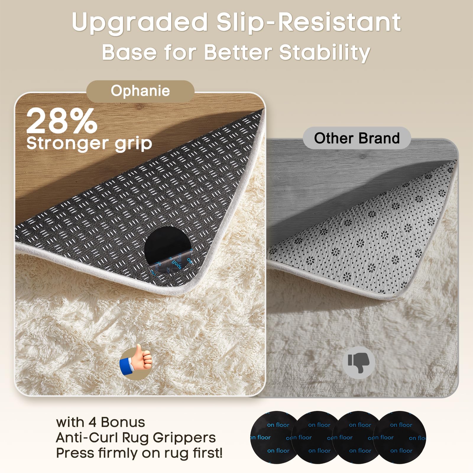 Ophanie Runner Rug in polyester velvet for a cozy, family-friendly surface.