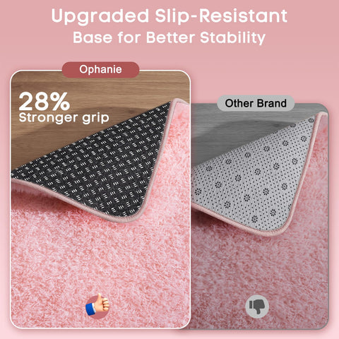 Ophanie shaggy rug enhances hygge-style decor with cozy texture.