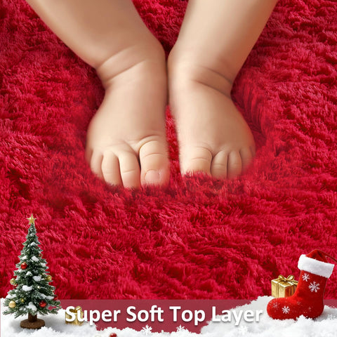 Ophanie soft shaggy carpet enhances living room comfort and style.