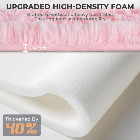 OPPODREAM shag carpet 4x6 nursery for gentle baby-room comfort