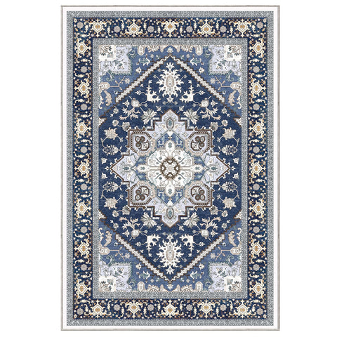 OPPODREAM rug with durable backing reduces wear on floors.