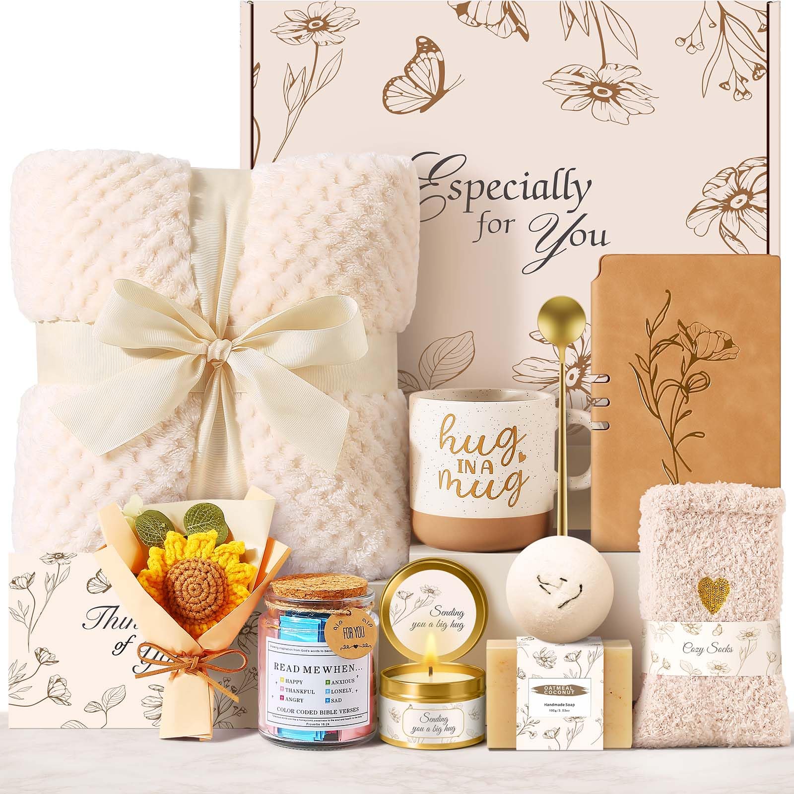 Oprever Get Well Gifts blanket offers warm comfort for resting and recovering at home.