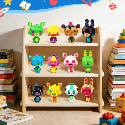 Optiacan Freddy's figure joints enable 360° posing for dynamic displays.