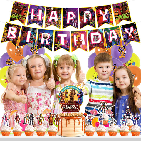 Optiacan Freddy's full party setup enables quick, cohesive photo-ready backdrops