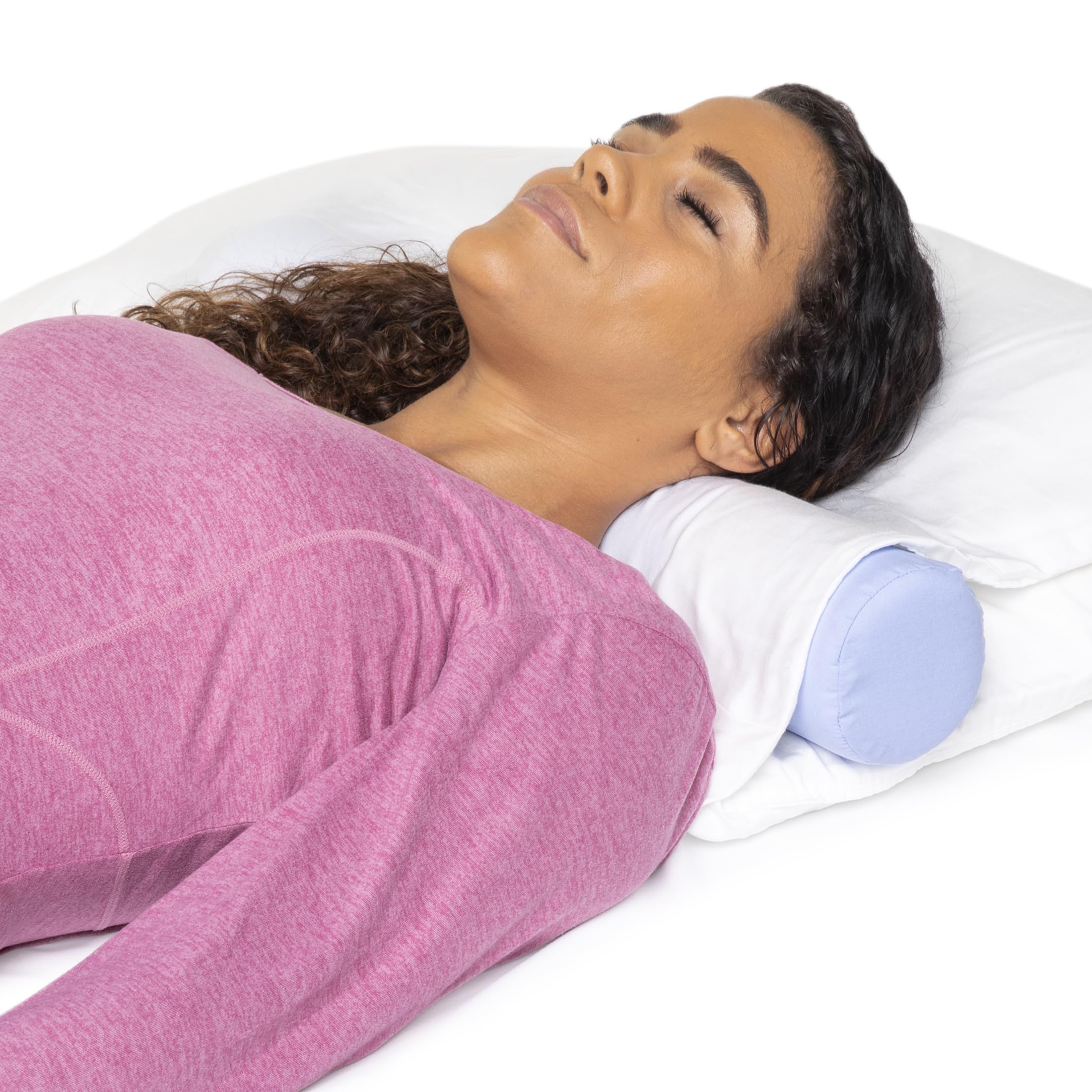 OPTP cervical roll highlighting removable cover for easy washing and care.