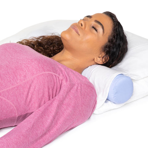 OPTP cervical roll highlighting removable cover for easy washing and care.