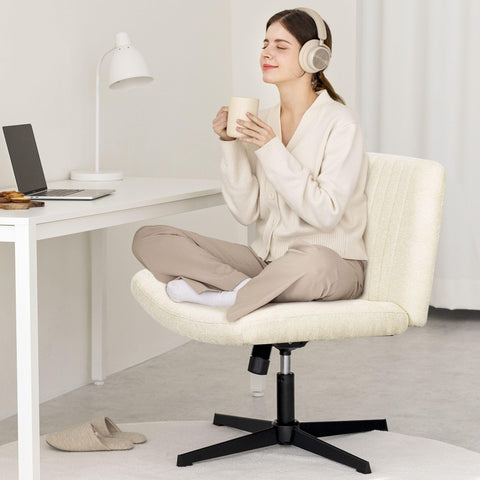 Orange Factory Criss Cross Chair adjustable height for personalized comfort