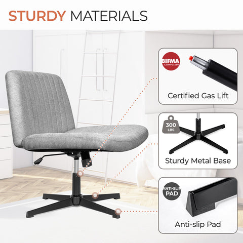 Orange Factory Criss Cross Chair floor-protecting pads for surfaces