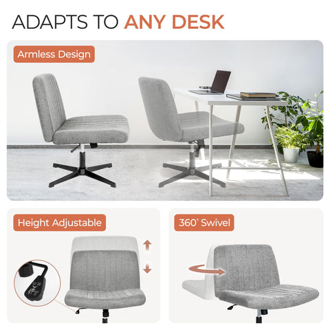 Orange Factory Criss Cross Chair sturdy base and durable construction
