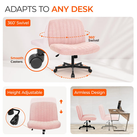 Chairs tilting up to 30 degrees for relaxed breaks.