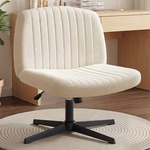 Orange Factory Criss Cross Chair with wide seat for comfortable cross-legged seating