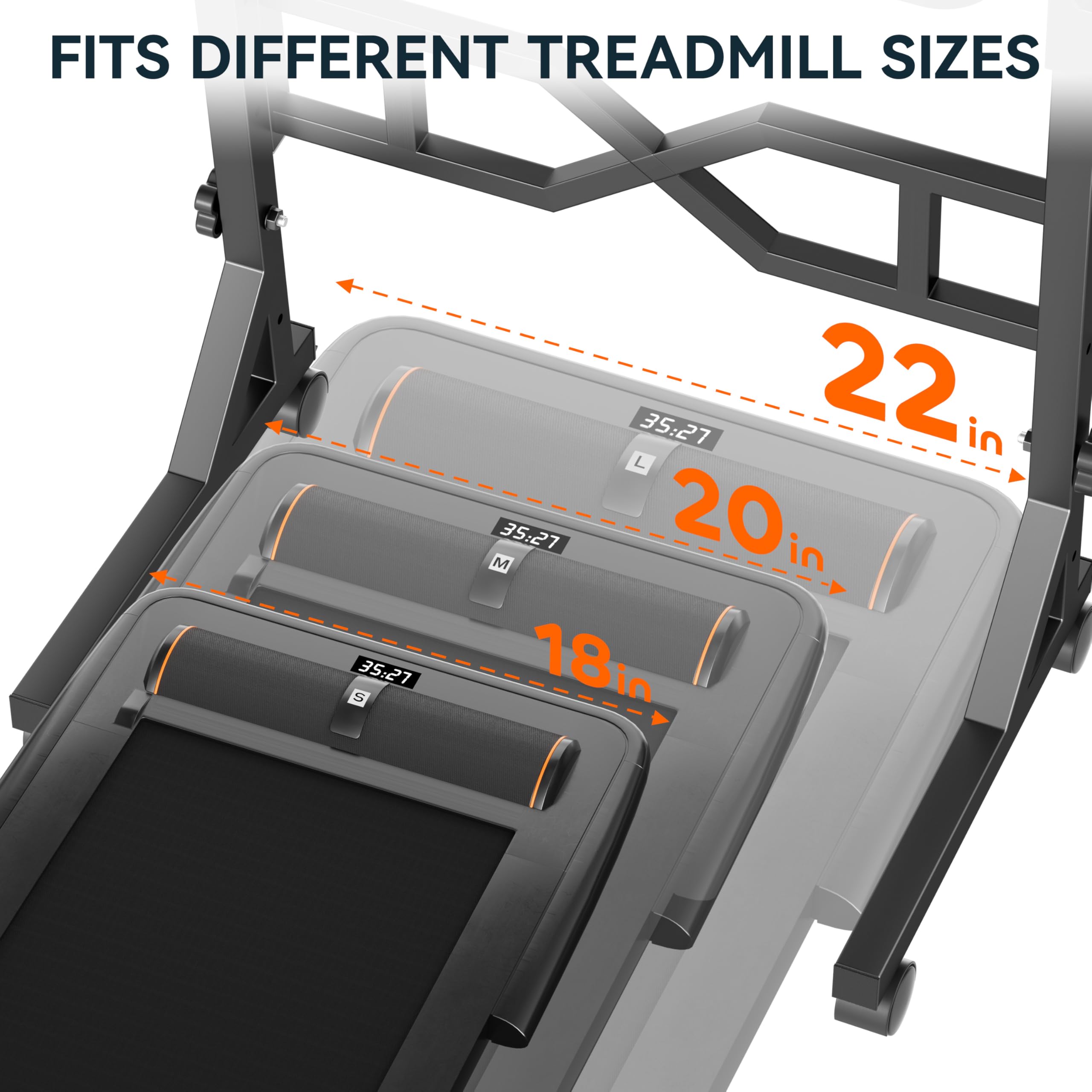 Oransail tiltable desktop, 25.2 inches, supports ergonomic viewing angles.