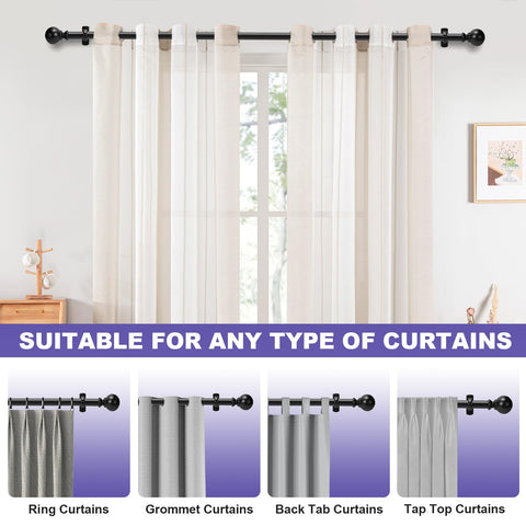 OrbitOasis indoor outdoor use on a patio with matte black rod