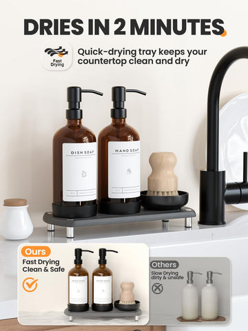 ORCHID HOME stainless-steel pump delivers smooth, rust-resistant dispensing