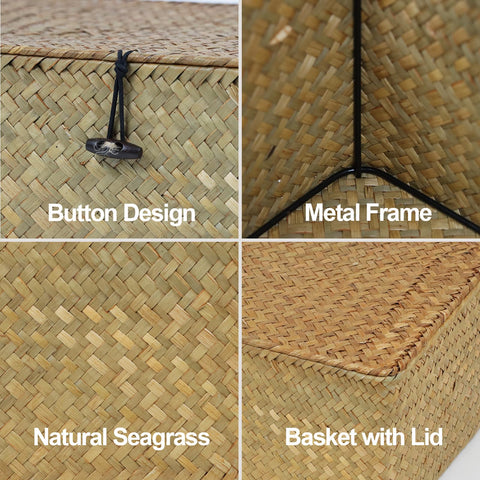 ORDELITE gift-ready seagrass basket suits housewarming.