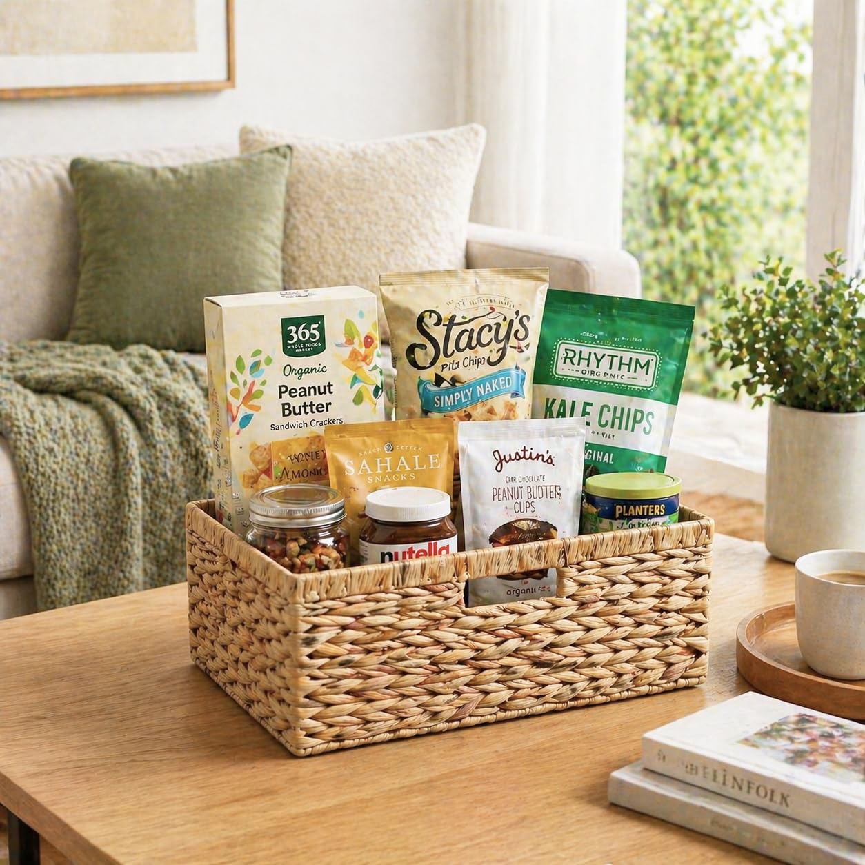 ORDELITE handwoven wicker basket natural material for eco-friendly home organization