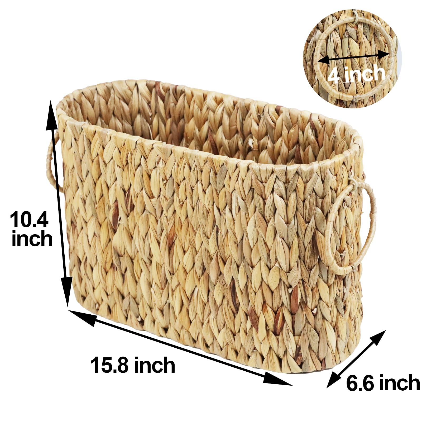 ORDELITE large side handles help relocate the basket with ease.